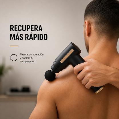 THERAGUN LITE MASAJEADOR PORTATIL 4 CABEZAS l SIENTETE LIGERO EN MINUTOS