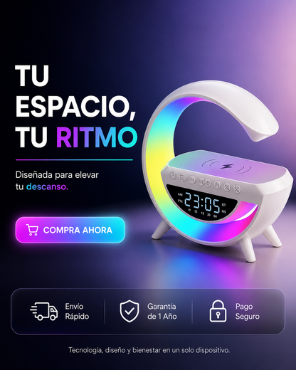 G-ATMOS PRO CARGADOR INHALAMBRICO | Más ambiente. Más descanso. Más estilo.